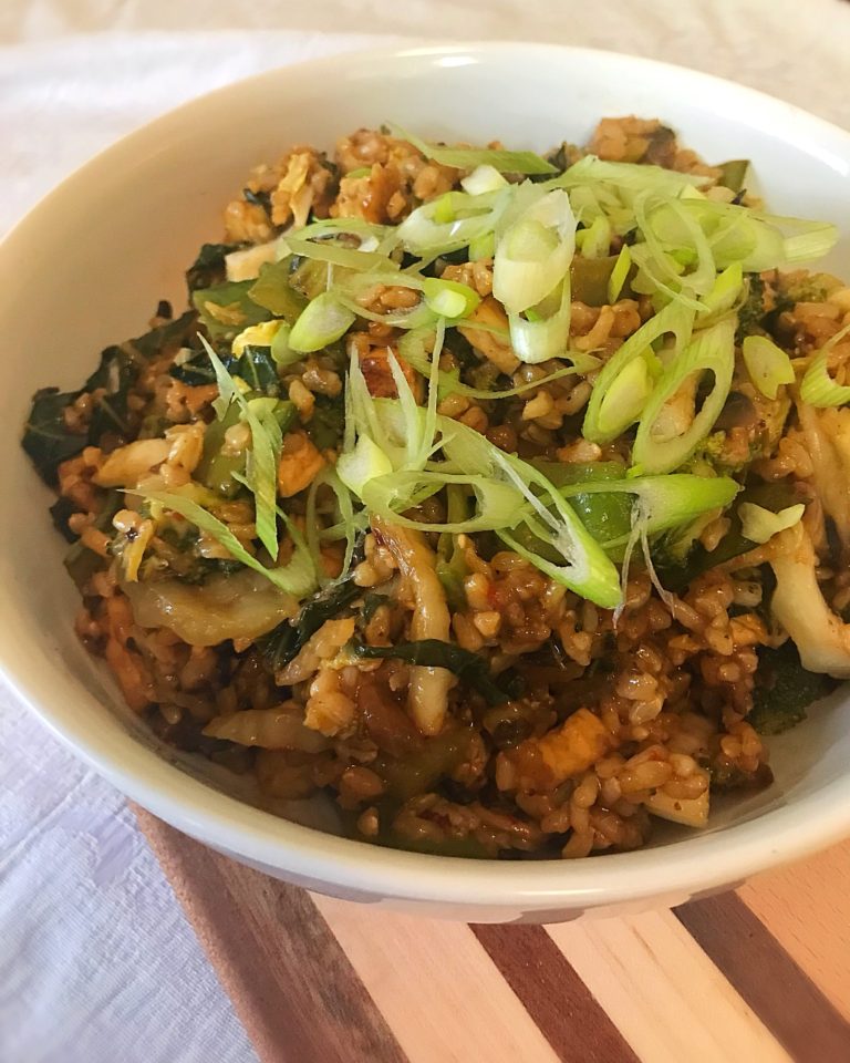 Vegetable and Tofu Fried Rice – Bottomless Vegan